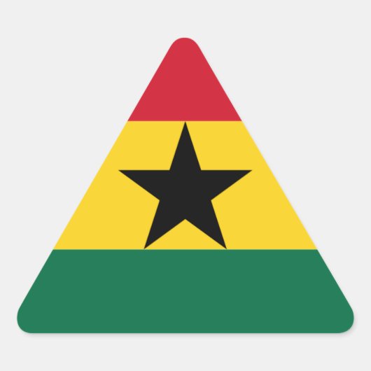 Vlag van Ghana Sticker (Voorkant)