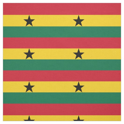 Vlag van Ghana Stof (Swatch)