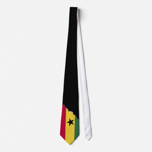 Vlag van Ghana Stropdas (Voorkant)