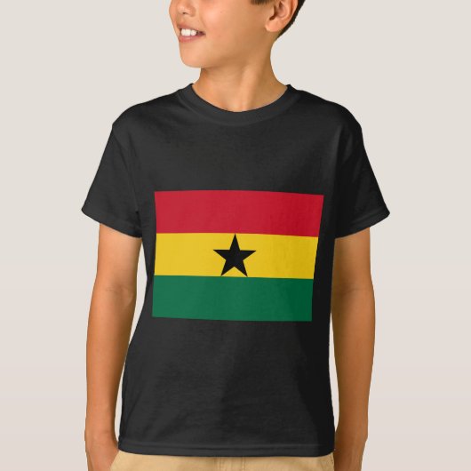 Vlag van Ghana T-shirt (Voorkant)