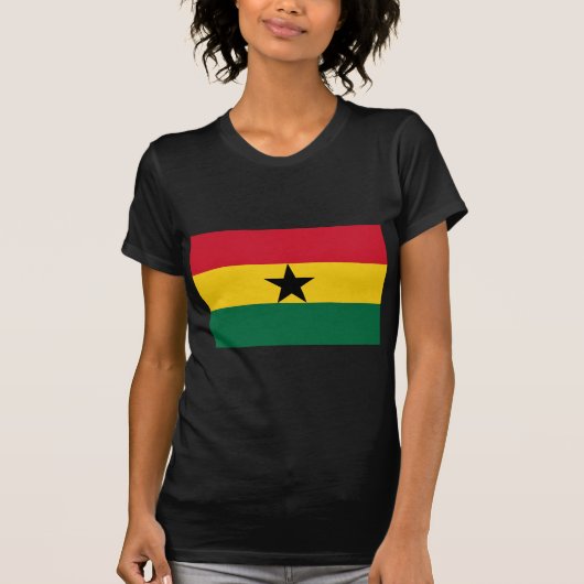 Vlag van Ghana T-shirt (Voorkant)