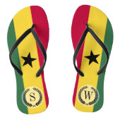 Vlag van Ghana Teenslippers (Voetbed)