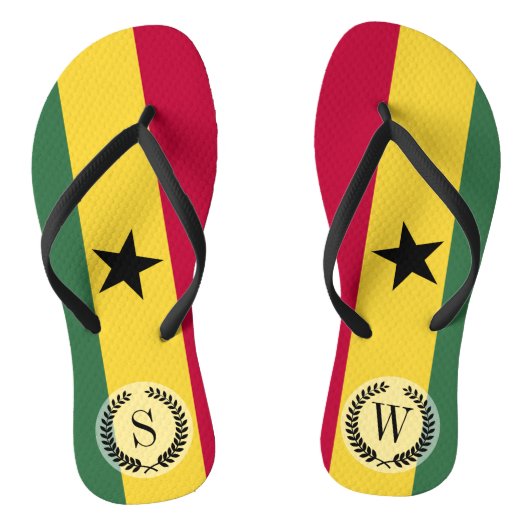 Vlag van Ghana Teenslippers (Voetbed)
