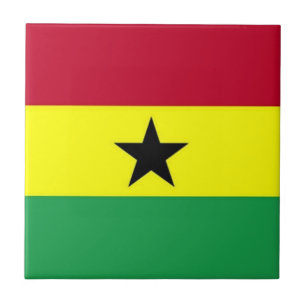 Vlag van Ghana Tegeltje