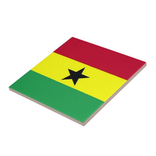 Vlag van Ghana Tegeltje (Zijkant)