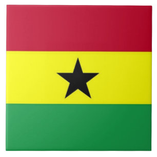 Vlag van Ghana Tegeltje