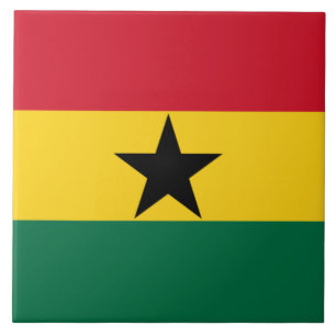 Vlag van Ghana Tegeltje