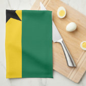 Vlag van Ghana Theedoek (Quarter Fold)