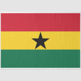 Vlag van Ghana Tissuepapier