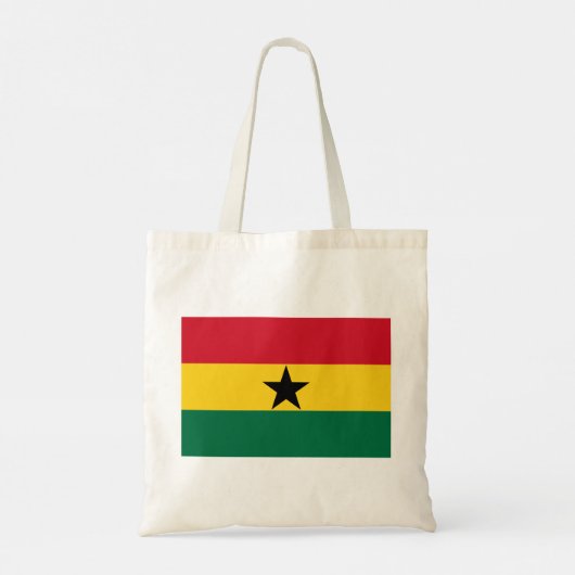 Vlag van Ghana Tote Bag (Achterkant)