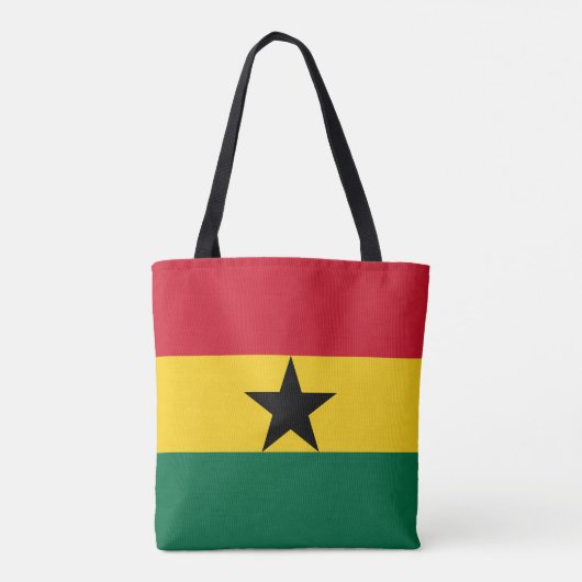 Vlag van Ghana Tote Bag (Achterkant)