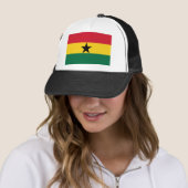 Vlag van Ghana Trucker Pet (In situ)