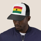 Vlag van Ghana Trucker Pet (In situ)