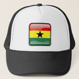 Vlag van Ghana Trucker Pet