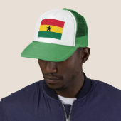 Vlag van Ghana Trucker Pet (In situ)