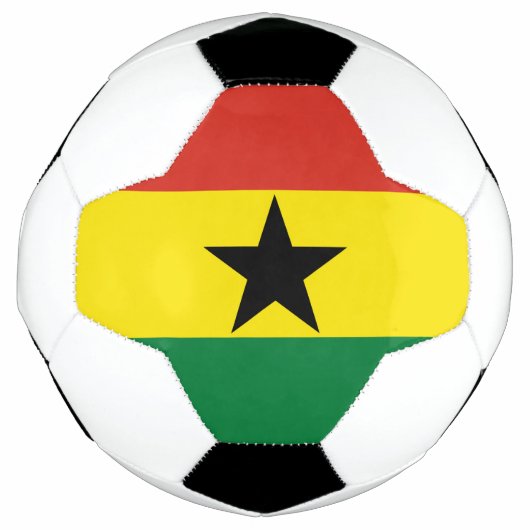 Vlag van Ghana Voetbal (Voorkant)