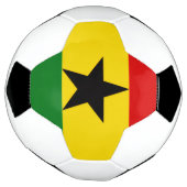 Vlag van Ghana Voetbal (Gedraaid)