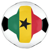 Vlag van Ghana Voetbal (Gedraaid)