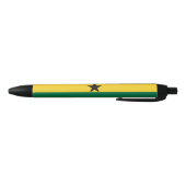 Vlag van Ghana Zwarte Inkt Pen (Bodem)