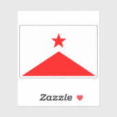 Vlag van Għargħur, Malta Sticker (Vel)
