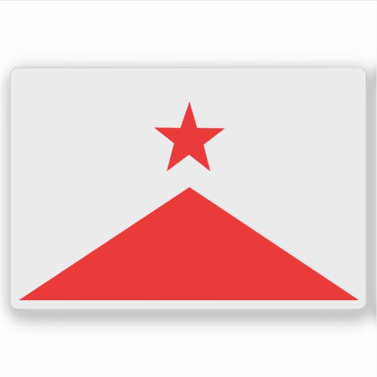 Vlag van Għargħur, Malta Sticker (Voorkant)