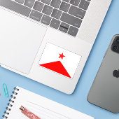 Vlag van Għargħur, Malta Sticker (Laptop met iPhone)