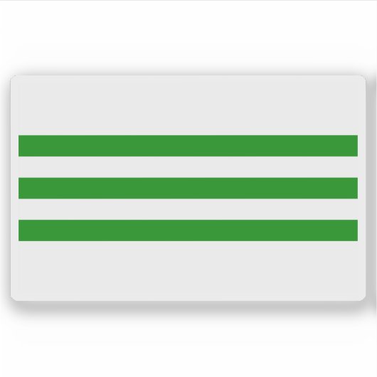Vlag van Għaxaq, Malta Sticker (Voorkant)