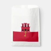 vlag van Gibraltar Bedankzakje (Voorkant)