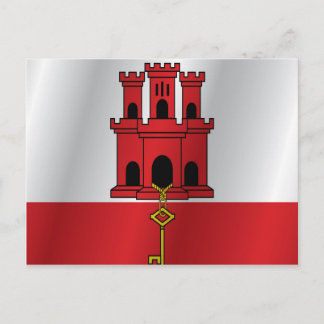 vlag van Gibraltar Briefkaart
