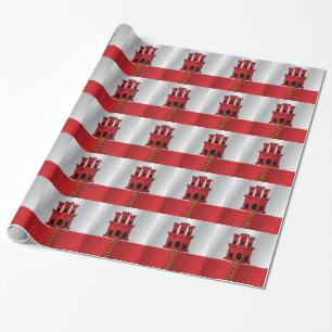 vlag van Gibraltar Cadeaupapier