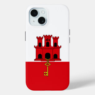 Vlag van Gibraltar iPhone 15 Case