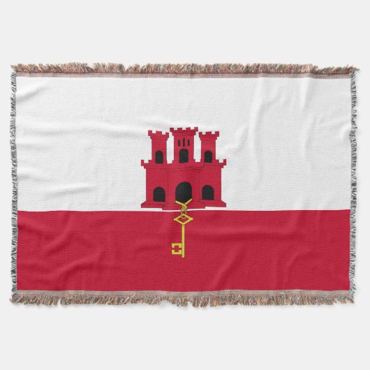 vlag van Gibraltar Deken (Voorkant)