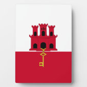 Vlag van Gibraltar Fotoplaat (voorkant)