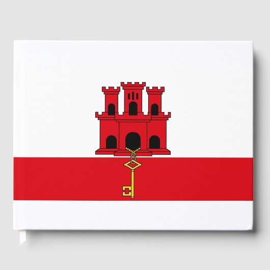 Vlag van Gibraltar Gastenboek (Voorkant)