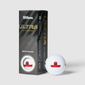Vlag van Gibraltar Golfballen (Verpakking)