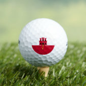 vlag van Gibraltar Golfballen (Insitu Shirt)