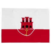 vlag van Gibraltar Groot Cadeauzakje (Achterkant)