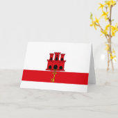 Vlag van Gibraltar Kaart (Gele Bloem)