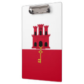 vlag van Gibraltar Klembord (Links)