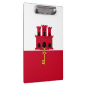 vlag van Gibraltar Klembord (Rechts)