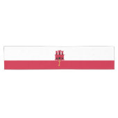 vlag van Gibraltar Korte Tafelloper (Horizontaal)