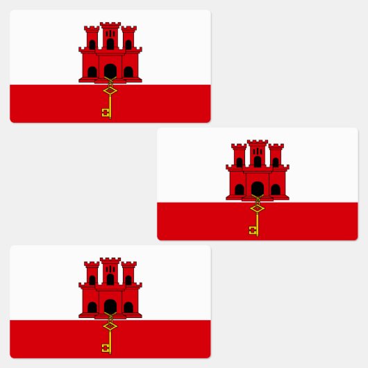 Vlag van Gibraltar Labels (Groep)