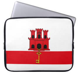 Vlag van Gibraltar Laptop Sleeve