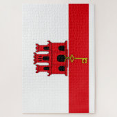 Vlag van Gibraltar Legpuzzel (Verticaal)