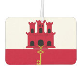 vlag van Gibraltar Luchtverfrisser (Achterkant)