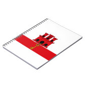 Vlag van Gibraltar Notitieboek (Linkerzijde)