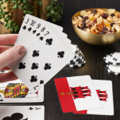 Vlag van Gibraltar Pokerkaarten (Insitu)