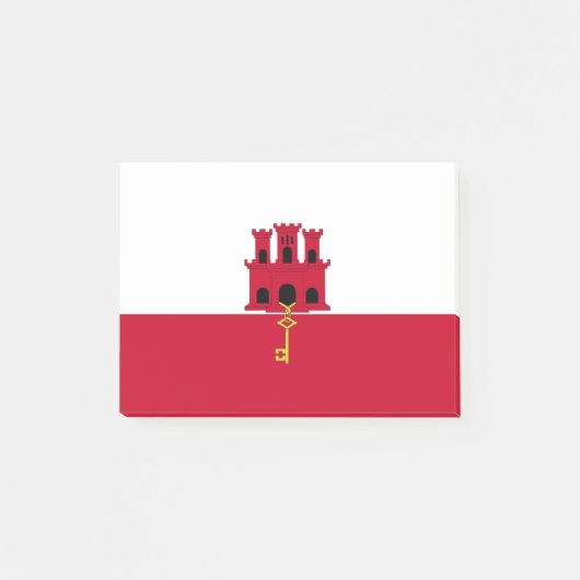vlag van Gibraltar Post-it® Notes (Voorkant)
