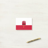 vlag van Gibraltar Post-it® Notes (Op bureau)