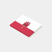 vlag van Gibraltar Post-it® Notes (Schuin)